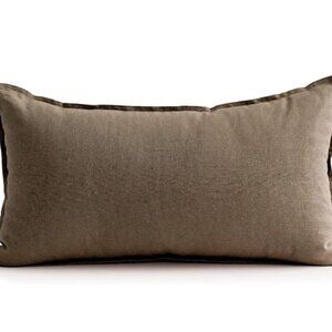 JEANERLOR COTTON LINEN SOLID LUMBAR THROW PILLOW CASE CUSHION COVER